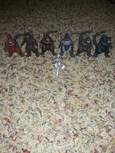 Burning Godzilla Pack Of Destruction Mini Figure 2002 Bandai Toho 2.5 Inches HTF - Picture 1 of 2
