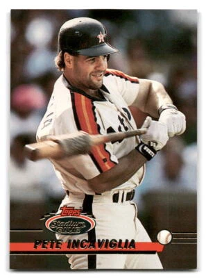 Pete Incaviglia 1993 Stadium Club #47 Houston Astros BASEBALL - Image 1 of 2