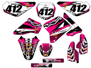 Kit de gráficos Senge 2005-2023 RM 85 MAYHEM rosa compatible con Suzuki - Imagen 1 de 10