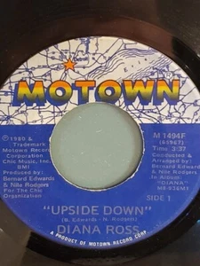 DIANA ROSS 7" 45 RPM -"Upside Down" & "Friend to Friend" VG condition - Picture 1 of 4