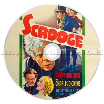 Scrooge (A Christmas Carol) (1935) Seymour Hicks Family Fantasy Movie / Film DVD - Image 1 of 2