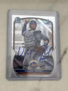 Vincent Perozo 1st Bowman Chrome IP Auto 2023 Bowman #CPA-VP New York Mets - Bild 1 von 1