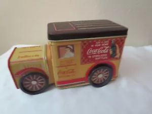 Coca-Cola Delivery Truck Collectible Tin With Movable Wheels (Coca-Cola, 1996) - Picture 1 of 7