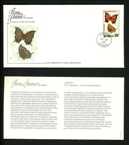 Jamaica, FDC #435-438 JUEGO DE 4 insectos mariposa insectos 1978 - ¡Perfecto!¡! - Imagen 1 de 4
