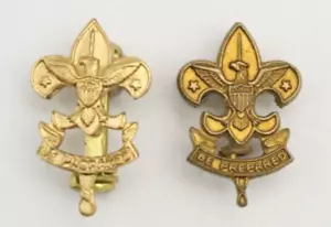 Lot 2 Pfadfinder von Amerika erste Klasse Pfadfinderrang Eltern Pin Revers BSA - Bild 1 von 4