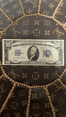 $10 DOLLARS 1934 BLUE SEAL Note/Bill - Image 1 of 2