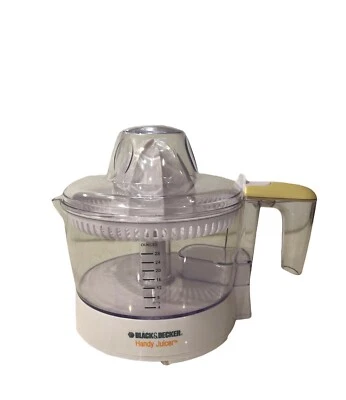 全新 Black & Decker HJ28 电动方便柑橘/水果榨汁机 带易倒 无盒 — 第 1/3 张图片