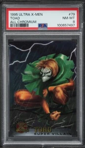 1995 Ultra X-Men All Chromium Toad #79 PSA 8 - Picture 1 of 2