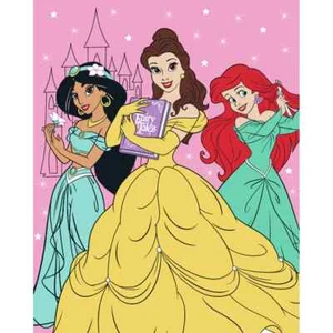 Prinzessin Jasmin Belle Arielle Happy Girls Baby Raschel Decke 40"x 50" von Disney - Bild 1 von 2
