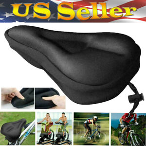 Wide Big Bum Bike Bicycle Gel Cushion Extra Comfort Sporty Soft Pad Seat Cover