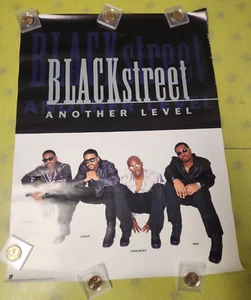 BLACKSTREET "Another Level" NUR WERBUNG Poster Interscope Recs. Teddy Riley - Bild 1 von 6
