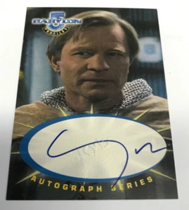 1999 Babylon 5 Profiles Trading Card Autograph Card A7 Michael York As Arthur - Picture 1 of 4