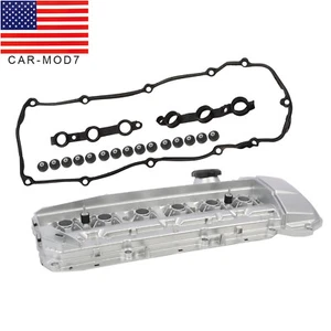 Aluminum Engine Valve Cover Kit 11127512839 For 2003-2006 BMW 325i 525i X3 X5 Z4 - Picture 1 of 11