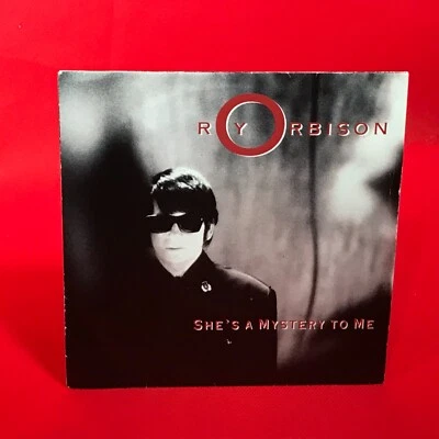 ROY ORBISON She's A Mystery To Me 1989 UK 7" vinyl single original 45 - Image 1 of 4