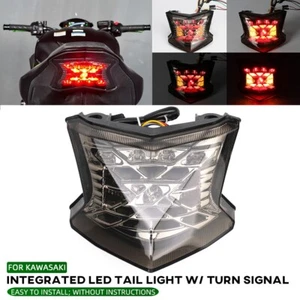 Integrated LED Tail Light Brake/Turn Signals Light For KAWASAKI Ninja 650 Z900SE - Picture 1 of 24