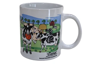 2004 All Star Cows Collectible Coffee Mug Barnyard Basketball Championship - Picture 1 of 6