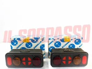 FANALI POSTERIORI MILITARI FIAT CAMPAGNOLA AR 51 55 59 CARELLO SENZA LUCE TARGA - Foto 1 di 3