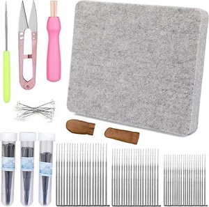 Needle Felting Kit, 6" Needle Felting Mat Pad Tool with Felting Needles for Wool - Picture 1 of 16