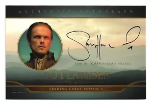 Cryptozoic Outlander Season 5 Oversized Autograph Sam Heughan as Jamie #17/50 - Picture 1 of 3