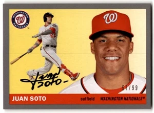 2020 Topps Archives Silver Juan Soto /99 #87 Washington Nationals - Picture 1 of 2