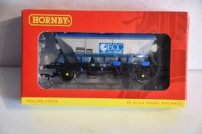 Hornby R6214 CDA China Clay Hopper - ECC Silver Blue - 00 Gauge - Boxed - Image 1 of 3