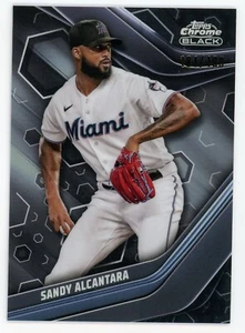 2023 Topps Chrome Black Sandy Alcantara Refractor #46 #/199 Marlins - Bild 1 von 1