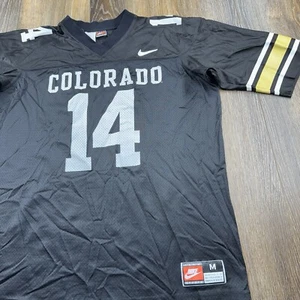 Vintage Colorado Buffaloes Jersey Mens M Black Nike Swoosh 90s USA NCAA Football - Picture 1 of 12