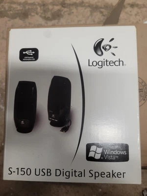 Logitech S150 Digital USB Stereo Computer Speakers - Black - Image 1 of 2