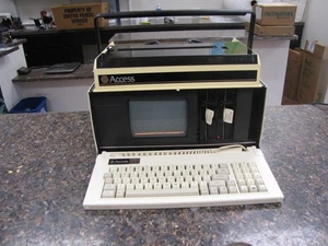 Vintage ACCESS Matrix  All In One Portable Computer Phone/printer - Works, mint! - Picture 1 of 13