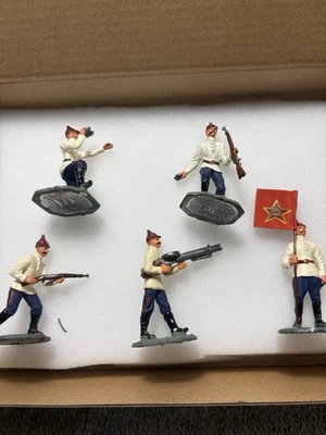 Gran Bretaña Ltd Raro Acabado Mate Infantería Rusa Lote #19 Foto 1 de 4