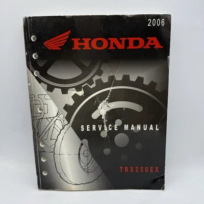 Manual de mantenimiento de reparación de taller de servicio Honda TRX250EX 2006 fabricante de equipos originales Foto 1 de 4