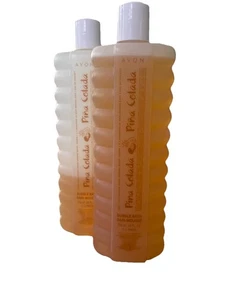 Avon Pina Colada Bubble Bath 24 fl oz New And 10 Oz Used Soak (New Old Stock - Picture 1 of 7