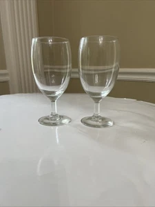 Libby Sestina Clear Glass Water Goblets (pair) - Picture 1 of 14
