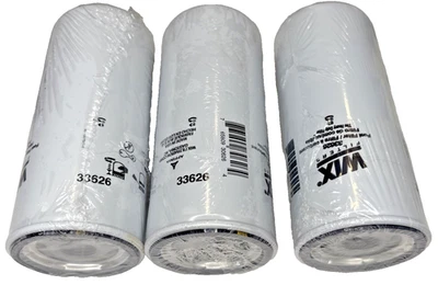 (Lote de 3) Filtro de combustible diésel WIX 33626 hecho en EE. UU. Foto 1 de 4