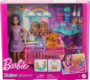 Barbie Skipper Babysitter Nursery Playset with Twin Babies - Picture 1 of 6