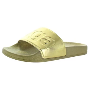 Superga Womens 1908 Gold Pool Slides Shoes 6.5 Medium (B,M) BHFO 3454 - Picture 1 of 3