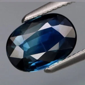 1.36Ct.Ravishing Color Natural Blue Normal Heated Sapphire Africa Good Luster! - Picture 1 of 4