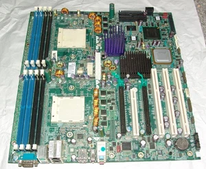 Carte mère HP XW9300 Workstation pièce détachée 374254-001 assemblage 381863-0 Opteron - Photo 1/8