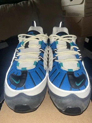 Size 10M Air Max 98 Radiant Emerald - Pre Owned, Rep Box - Image 1 of 4