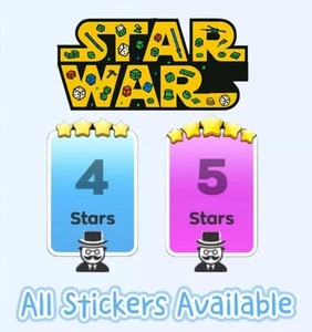 Mono_poly go Stickers ( 4 Stars Stickers & 5 Stars Stickers) Quick Sent - Picture 1 of 1
