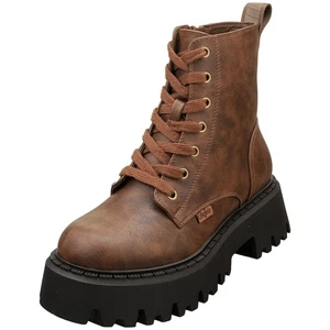 Buffalo Aspen Mid Vegan Ankle Boots Donna Marrone - 38 EU - Imagen 1 de 8