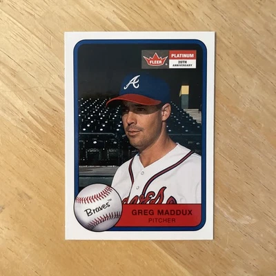 2001 Fleer Platinum Baseball #103 GREG MADDUX Atlanta Braves HOF Nice Card! - Image 1 of 2