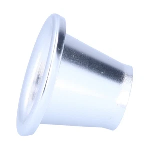 Ι Silver 1.9in Air Intake Turbo Horn Velocity Stack Adapter CNC Aluminum Car - Picture 1 of 12