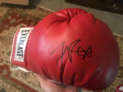 JAMIE FOXX SIGNED AUTOGRAPHED EVERLAST Sz14 BOXING GLOVE MIKE TYSON BIOPIC+PROOF - Image 1 of 3