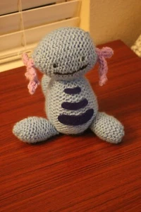 Pokemon Knit Plush Wooper Handmade Cute Amigurumi - Picture 1 of 5