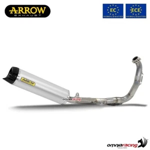 Arrow Thunder full system approved in aluminum for Yamaha R125 2021-2022 - Picture 1 of 8