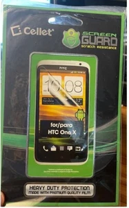 HTC ONE X Cellet Scratch Resistance Screen Protector - 1 Pack - BUY 1 / GET 1 - Picture 1 of 5