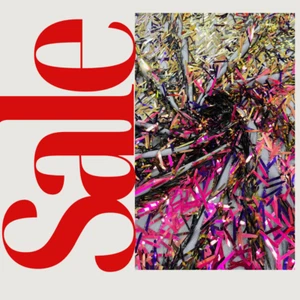 NEU - Schwert Pailletten Stoff/große Pailletten Stoff Mesh/54 cm breit per Yard. - Bild 1 von 4