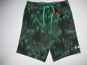 UNDER ARMOUR Microthread ArmourVent Board Shorts SWIMSUIT Mens Size 30 $79 NEW