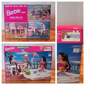 NUEVO Juego Barbie Bubbling Spa 1997 Sellado Mattel con Bubbles Bañera Exterior 67547-91 - Imagen 1 de 11